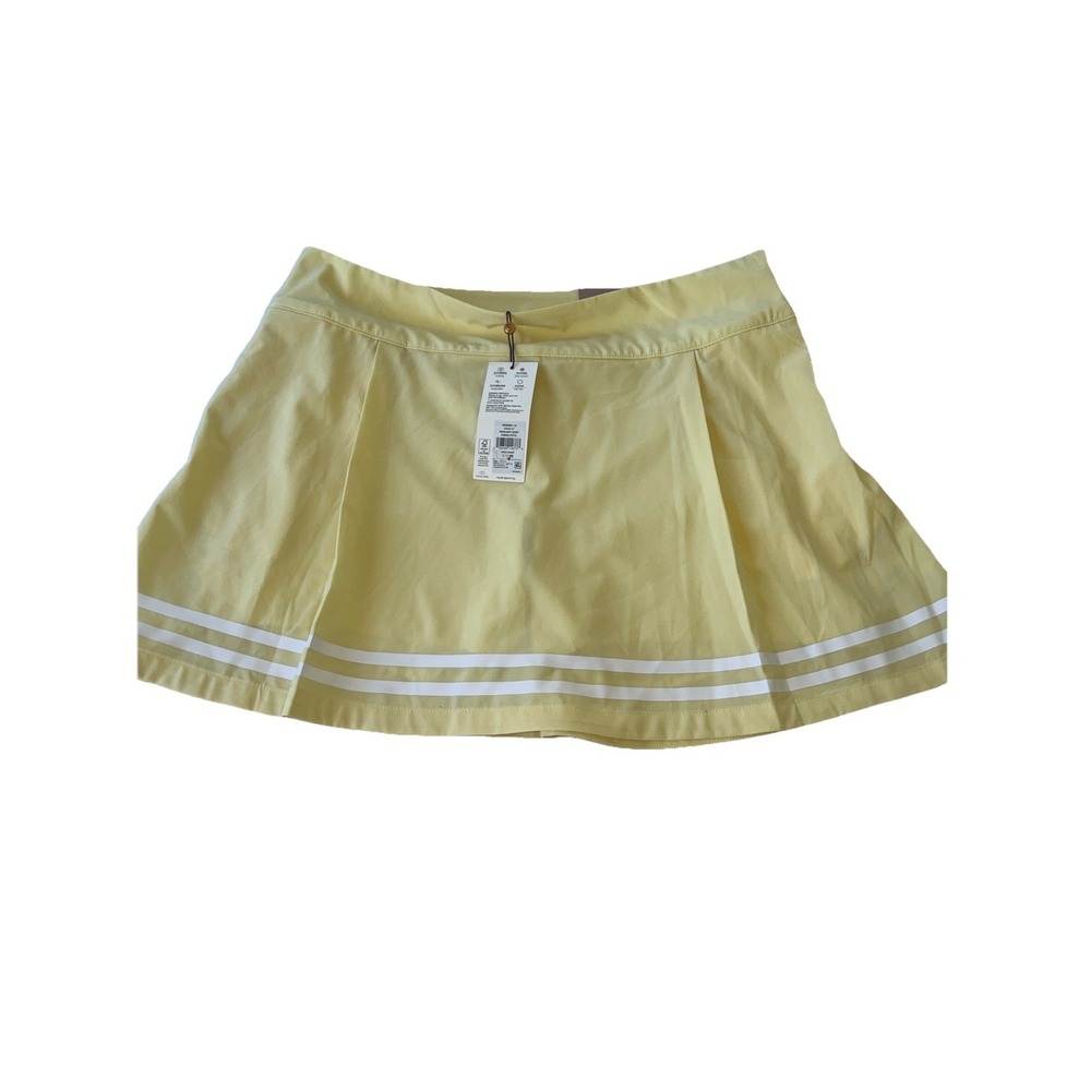 Calia Women's 14 Truelight Skort Panna Cotta Side Zip 15" Length Pocket UPF 50+